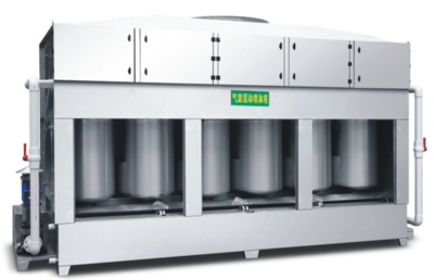 除尘过滤系统-工业环保设备-湿法除尘器-双桶