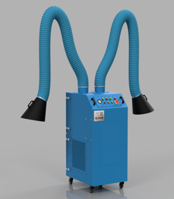 自动清灰型移动烟尘除尘过滤器-双臂-烟尘粉尘治理设备